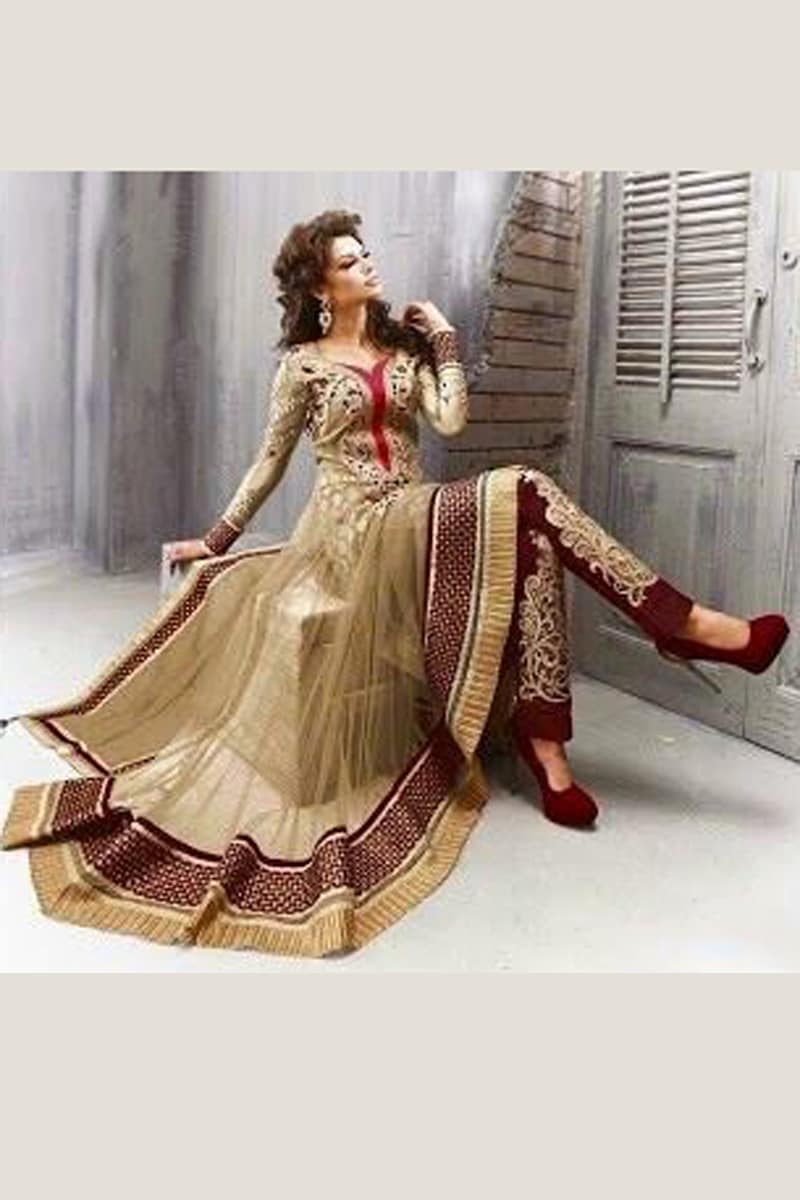 party semi stitched salwar