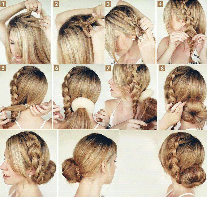 Big braided bun