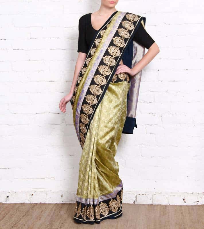 Glam away in a traditional Banarasi silk saree Banarasi Silk Saree