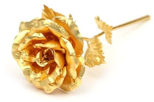 Confused While Choosing Awesome Wedding Gift? gold rose