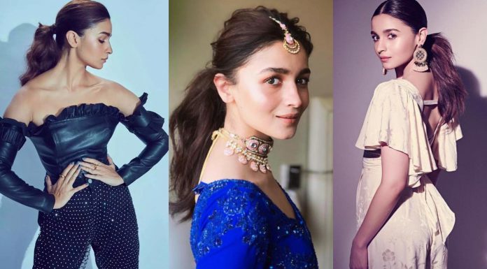 Alia Bhatt Look: Bollywood chic ponytail hairstyle