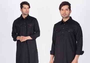 Are You A Black Lover? Top 10 Stylish Black Color Kurta Designs For Men