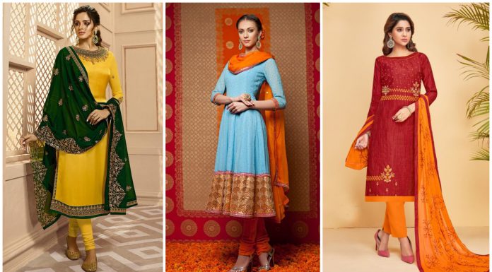 21 Beautiful Churidar Colour Combination for Pretty Look