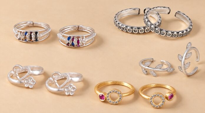 5 Types of Toe Ring Designs for Married Women Trendy Toe Ring Designs for Married Women