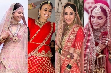 15 Elegant And Classy Bollywood Wedding Lehenga Designs