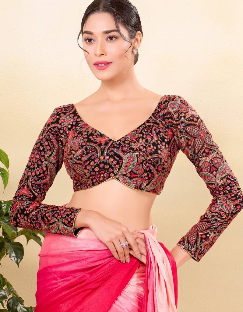 Full Sleeves Lace Blouse