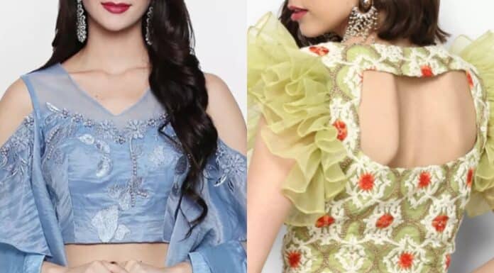 Top 18 Latest Trendy blouse designs 2019