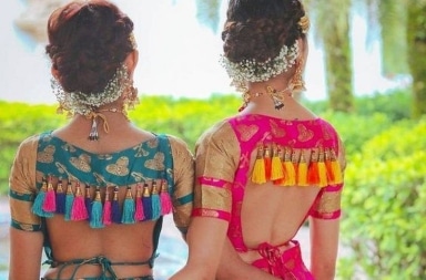 9 Designer Back Neck Blouse Designs for your Sarees and Lehengas