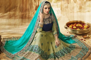 10 Top Trending Half Saree Designs for Trendy Women