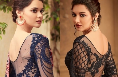 7 Round Neck Blouse Designs To Look Simple Yet Stylish