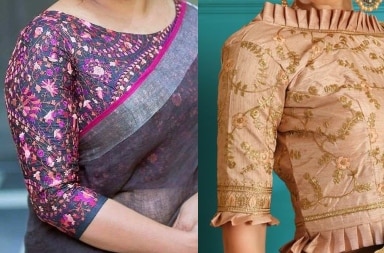20 Latest Designer Blouse Sleeves Designs to look Gorgeous