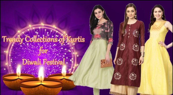 10 Trendy Collections Of Kurtis For Diwali Festival 2019
