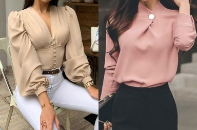 15 Simple Blouse Designs for You