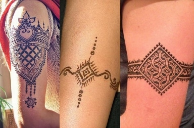 9 Beautifully Mesmerizing Bajuband Mehndi Designs