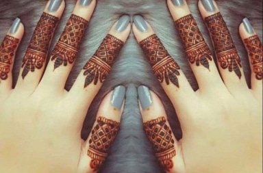 9 Unique Collections of Finger Mehndi Designs