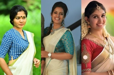 10 Latest Kerala Saree Blouse Designs Photos