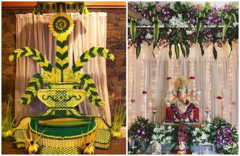 ganesh puja decoration
