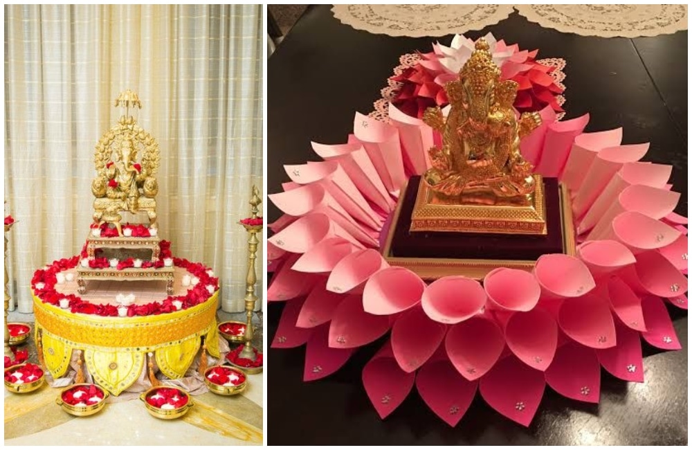 ganpati decoration ideas at home