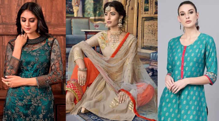 10 Latest Punjabi Patiala suits for Lohri Function