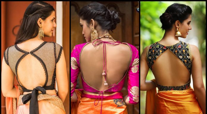 25 Different Types of Blouse Back Neck Designs Which Every Woman Should Try