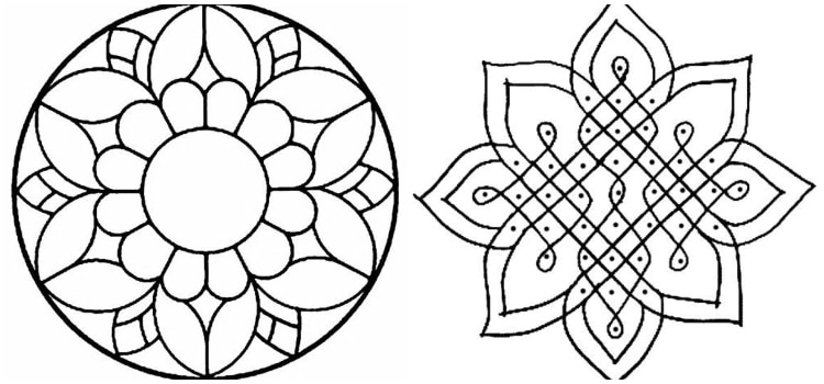 small rangoli