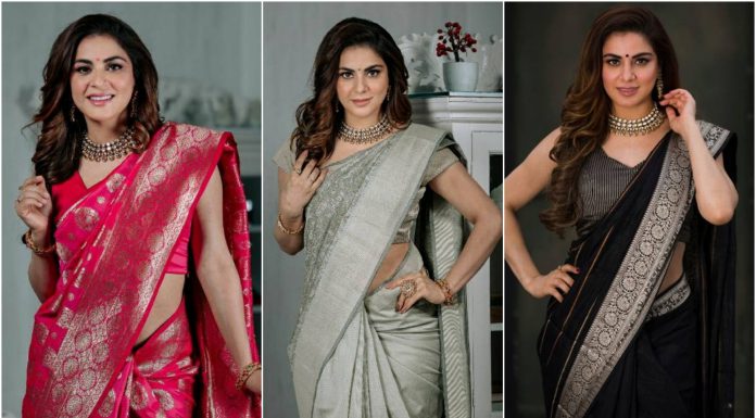 9 Marvellous Shraddha Arya Sarees with Designer Blouse Which Blows Your Mind