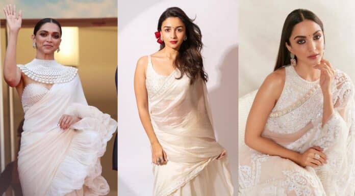 Alia Bhatt To Deepika Padukone – Bollywood Divas Nailing The White Saree Trend