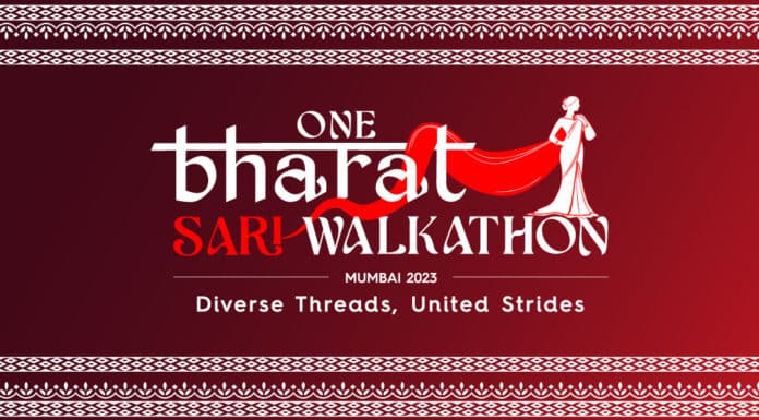 Unity in Drapes – The Spectacular Showcase at Mumbai’s One Bharat Sari Walkathon 2023