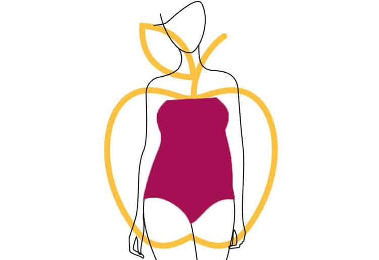apple shape body type