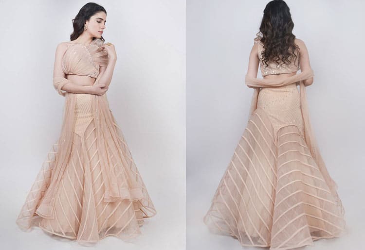 lehenga for hourglass body type