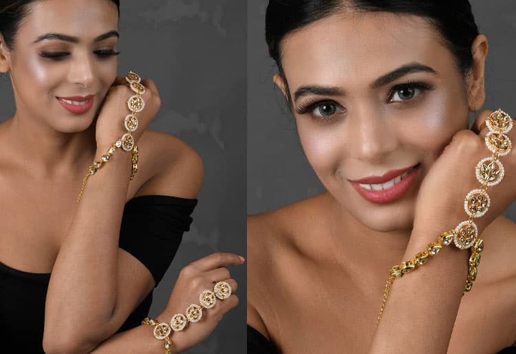 kundan hathphool jewelry
