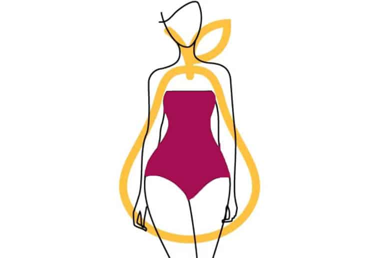 pear shaped body type