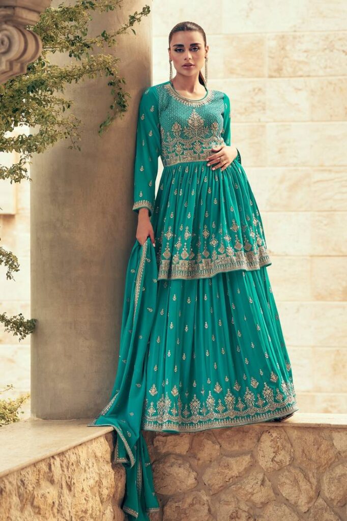 trending sharara suits online