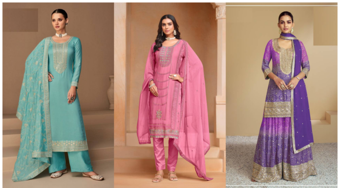 10 Latest Party Wear Suit Ideas for Women in 2025 Party Wear Salwar Suit Designs