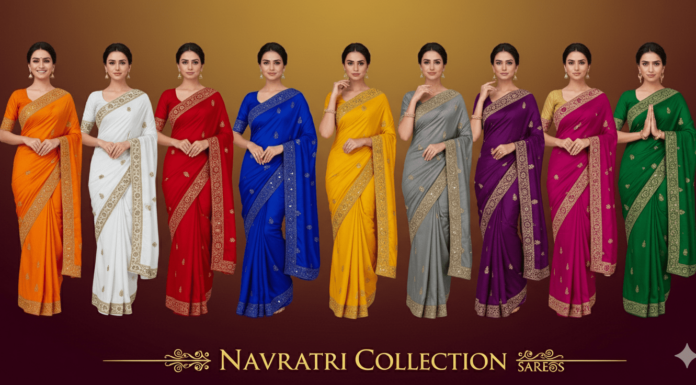9 Stunning Navratri Saree Colors to Brighten Up Your Festive Look in 2025 9 Navratri Saree Colors