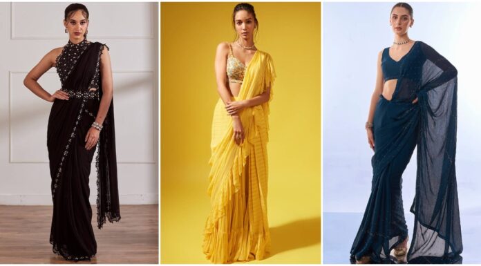Pre-Stitched Sarees for Beginners: Styles, Fabrics, and How to Wear Them Pre-Stitched Sarees for Various Occasions