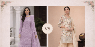 pakistani suit vs sharara suit