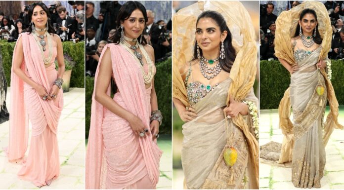 How Sarees Became The Ultimate Showstoppers at The Met Gala 2026 Celebrity Saree Styles from Met Gala 2026