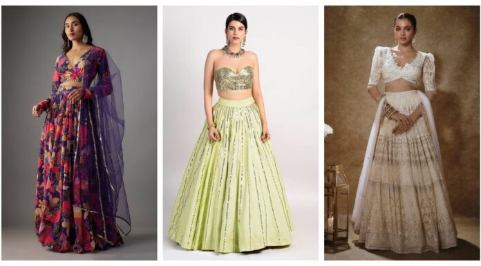 The Embroidery Trends Defining Modern Lehenga Fashion Embroidery Trends that make Lehenga look Beautiful