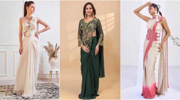 Trending Ready to Wear Saree Styles for Modern Women Latest Ready to Wear Saree Styles