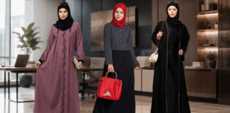 styling abaya for office