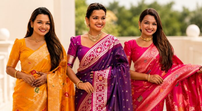 7 Banarasi Silk Saree Designs That Never Go Out of Style Top Banarasi Silk Saree Designs That Stay in Fashion
