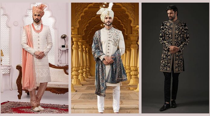 15 Types of Sherwani Styles for Grooms to Shine on Their Wedding Day 15 Types of Sherwani Styles for Grooms to Shine on Their Wedding Day