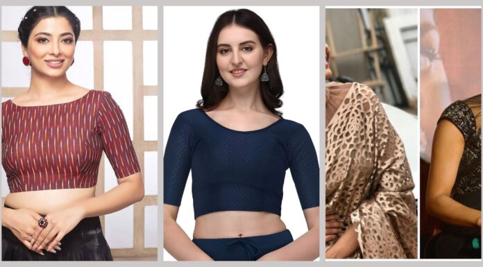 30 Latest Boat Neck Blouse Designs To Make You Look More Beautiful