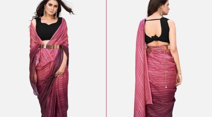 7 Fashionable Saree Belts to Redefine Your Saree Look