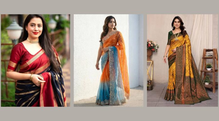 8 Stylish Blouse Color Combinations for Silk Saree 8 Stylish Blouse Color Combinations for Silk Saree
