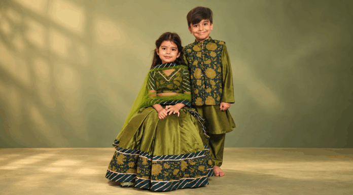 Traditional and Trendy Matching Outfits for Siblings This Festive Season
