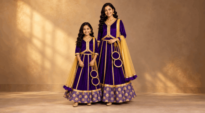 Mother-Daughter Matching Made Easy: 5 Kids Lehenga Styles to Try