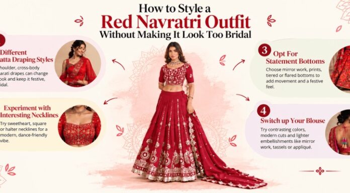 How to Style a Red Navratri Outfit Without Making It Look Too Bridal Red Navratri Outfits