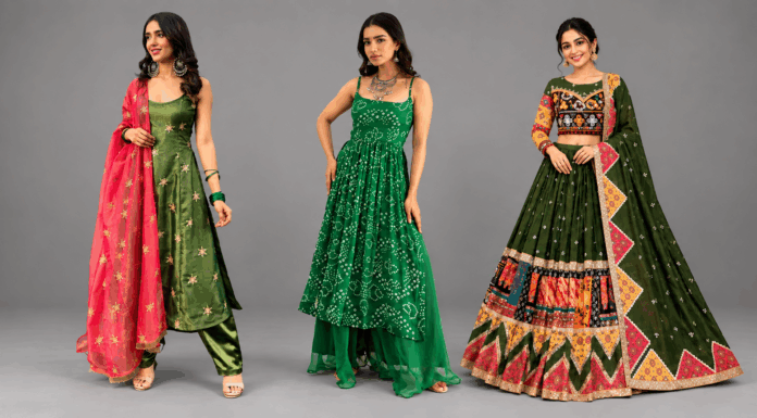 Top 5 Green Navratri Outfits You Can Actually Dance In Top 5 Green Navratri Outfits